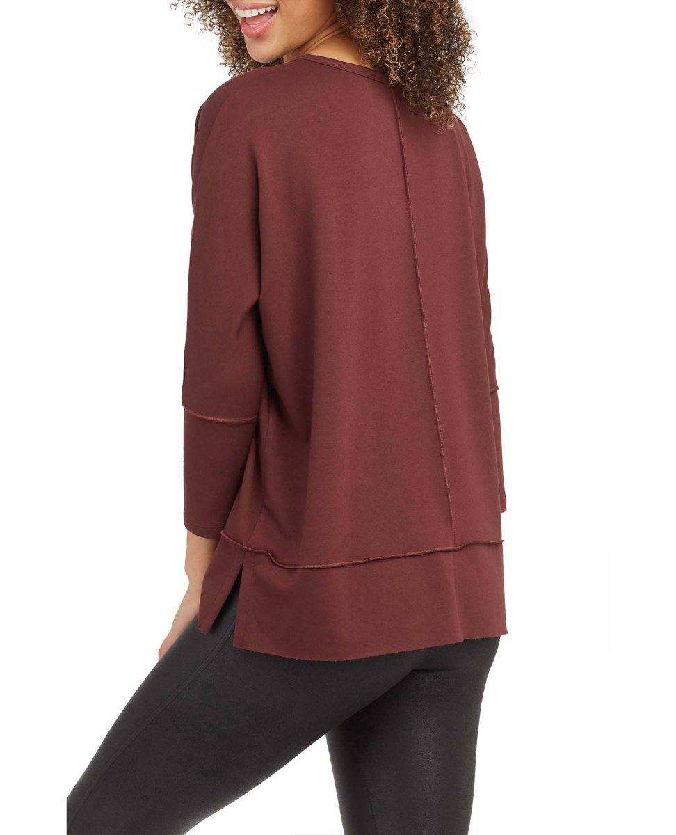 Perfect Length Top Dolman Wine - miamidrugpossession