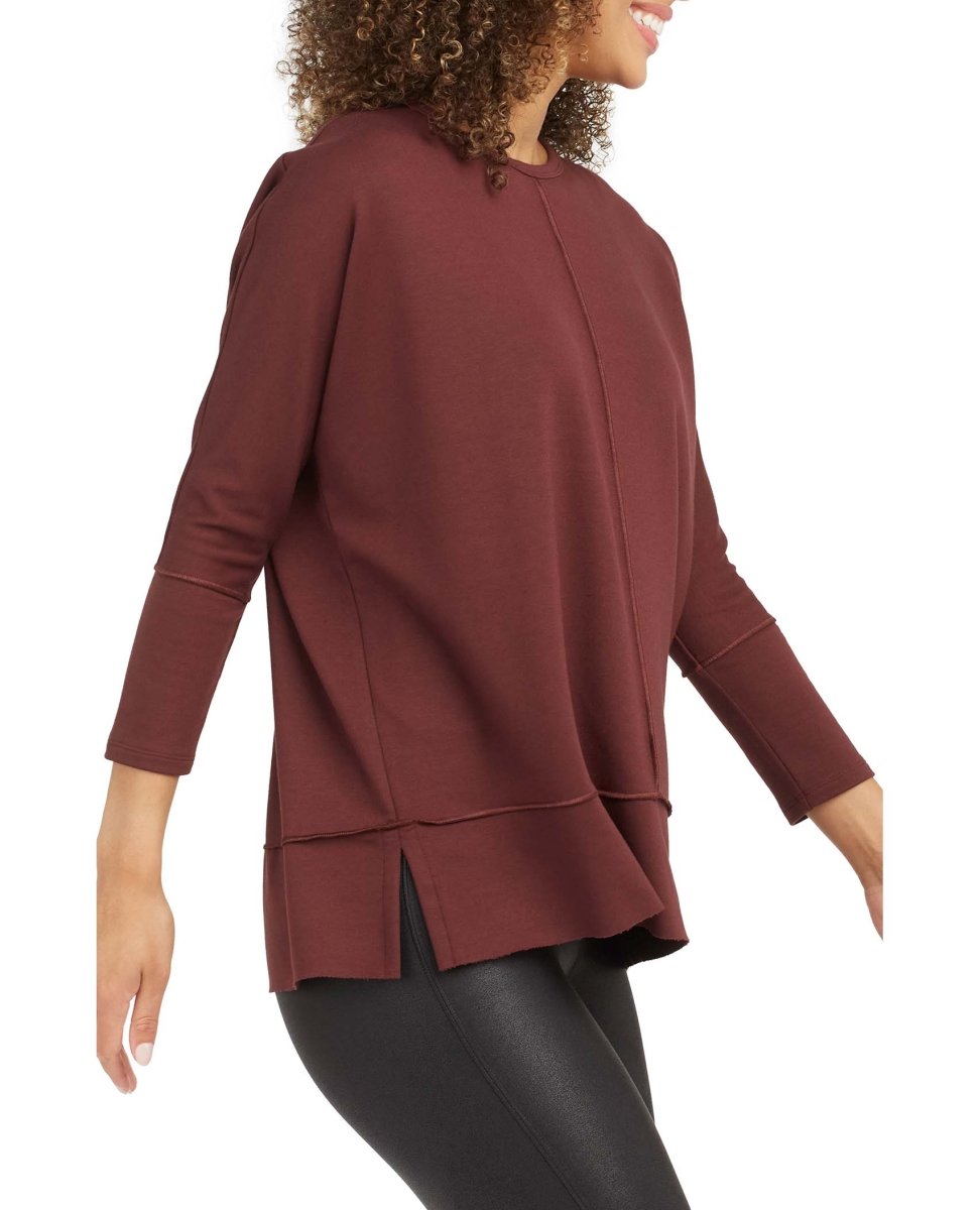 Perfect Length Top Dolman Wine - miamidrugpossession