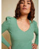 Peri Bold Shoulder Top Sea Green - clearpathherbicide