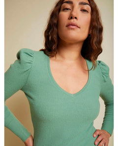 Peri Bold Shoulder Top Sea Green - clearpathherbicide