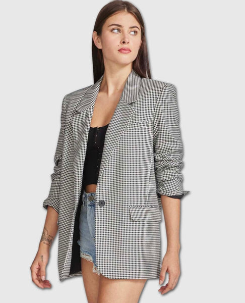 Persona Check Blazer - miamidrugpossession