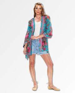 Phillipa Spring Floral Kimono - clearpathherbicide