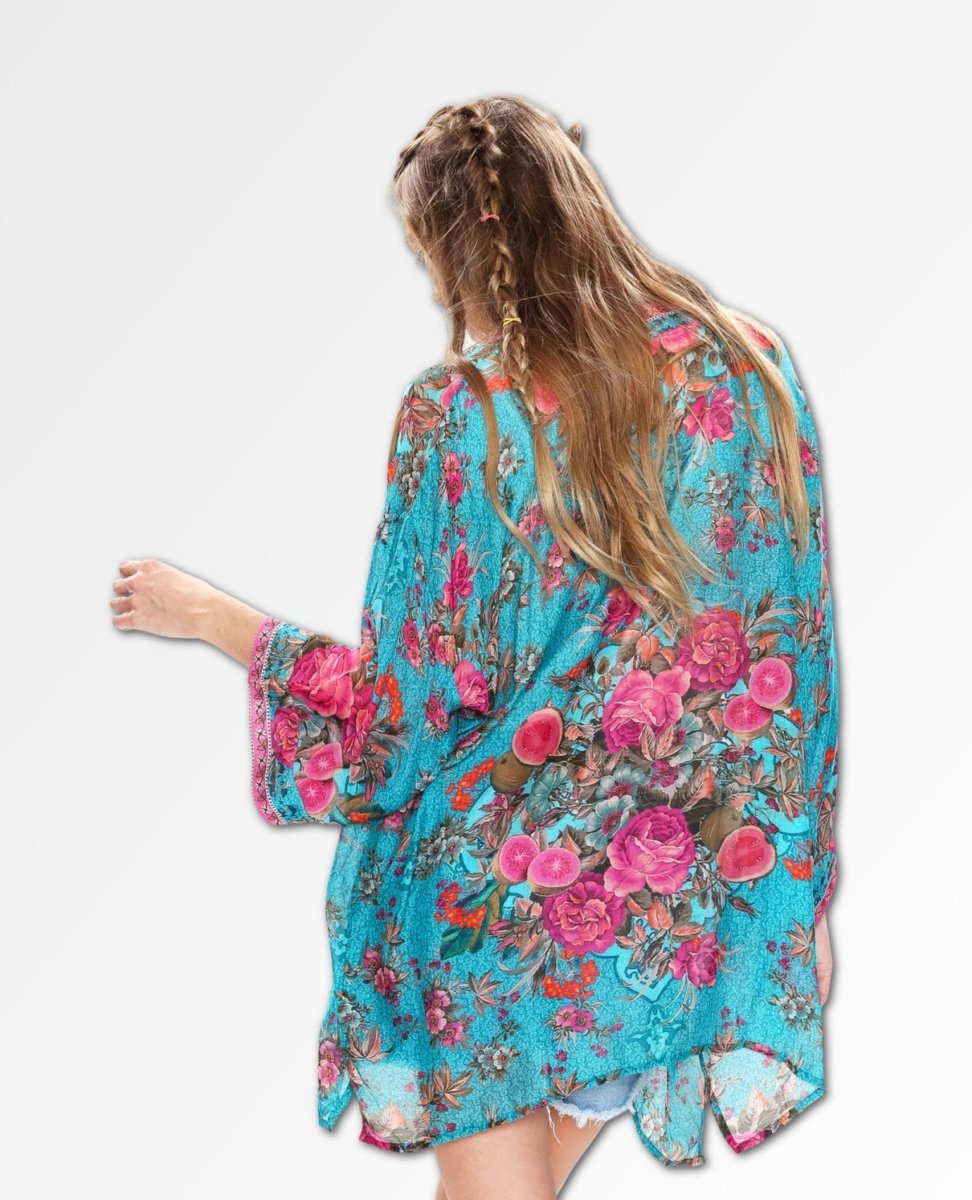 Phillipa Spring Floral Kimono - miamidrugpossession