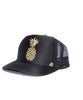 Pineapple Gold Trucker Hat - PINK ARROWS