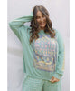 Pink Floyd Oversized Long Sleeve Teal - clearpathherbicide