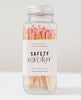 Pink Safety Matches - Glass Jar - clearpathherbicide