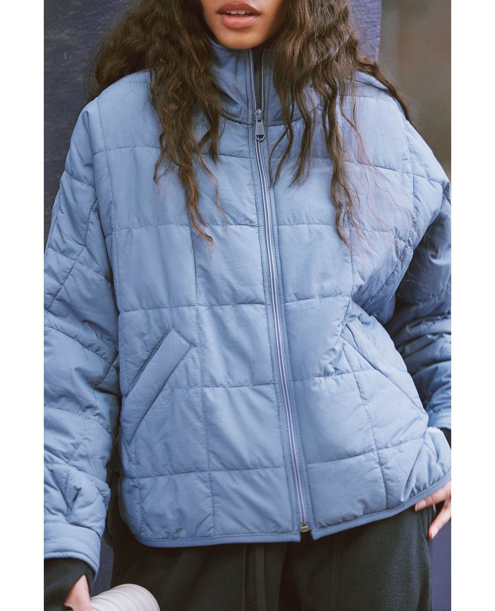 Pippa Packable Puffer Skyline Jacket - PINK ARROWS