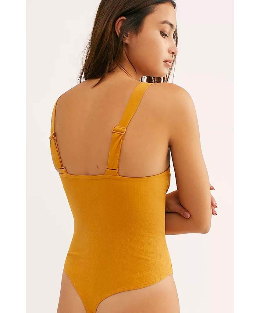 Pippa V - Wire Bodysuit Honey Ginger - clearpathherbicide