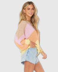 Pismo Sweater Sunny Stripe - PINK ARROWS