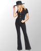 Pitch Black Everheart Jumpsuit - miamidrugpossession