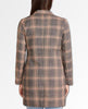 Plaid For You Blazer Brown Combo - clearpathherbicide