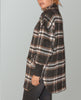 Plaid Times Coat Black Combo - miamidrugpossession