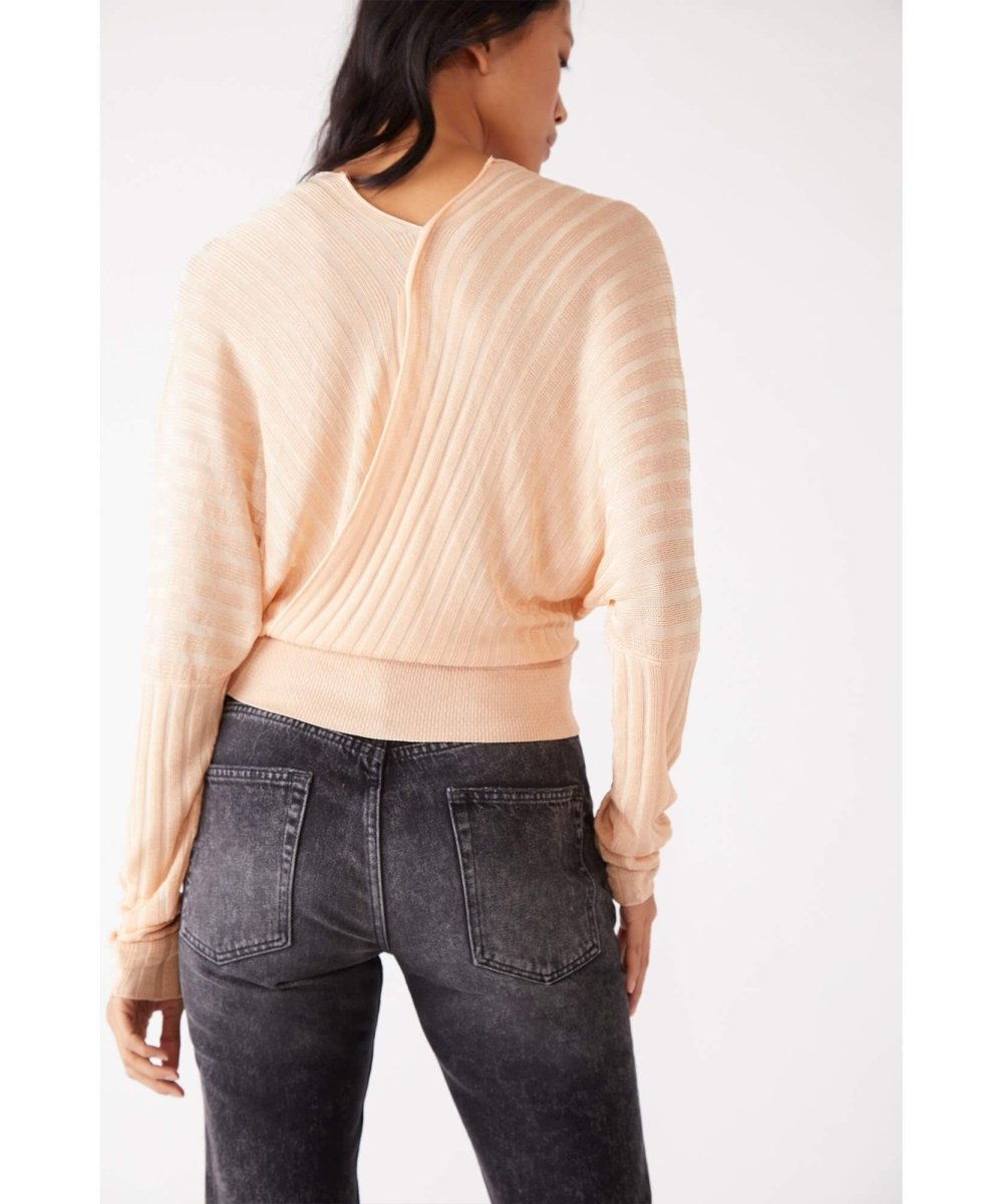 Pluto Wrap Sweater Rose Combo - miamidrugpossession