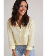 Pocket Linen Button Down Sunlit - clearpathherbicide