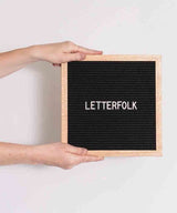 Poet Oak Letter Board - miamidrugpossession