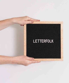 Poet Oak Letter Board - miamidrugpossession