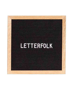 Poet Oak Letter Board - miamidrugpossession