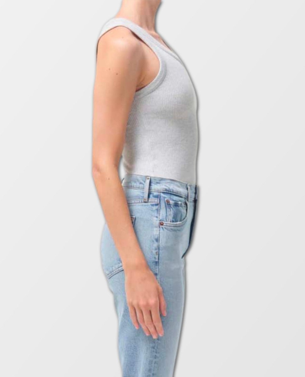 Poppy Tank Grey Heather - miamidrugpossession