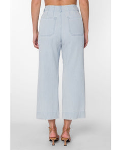 Powder Blue Alyx Wide Leg Crop Pant - clearpathherbicide