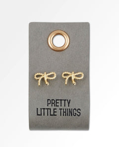 Pretty Little Things Bow Earrings - clearpathherbicide