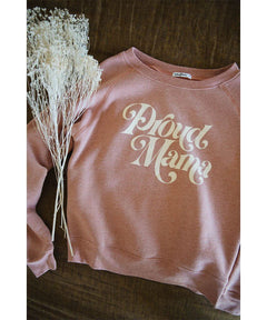 Proud Mama Sweatshirt - PINK ARROWS