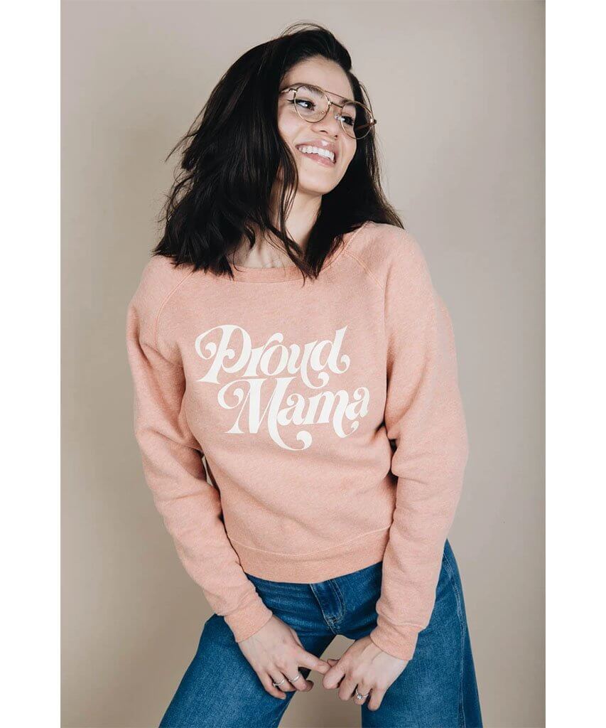 Proud Mama Sweatshirt - PINK ARROWS