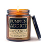 Pumpkin Addict Soy Candle - miamidrugpossession