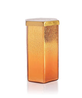 Pumpkin Dulce Ombre Found Glass Candle Hexagon (17 oz) - miamidrugpossession