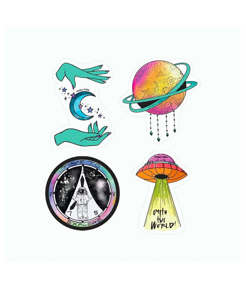 Pura Vida Sticker Packs Assorted - PINK ARROWS