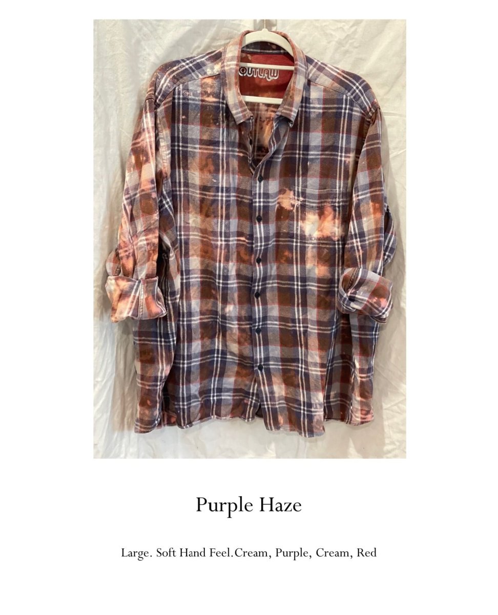 Purple Haze Outlaw Flannel #9 One Size - clearpathherbicide