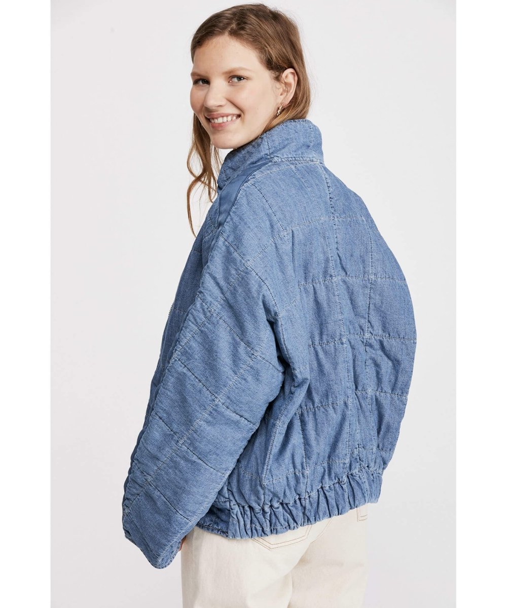 Quilted Dolman Jacket Vintage Cali Indigo - clearpathherbicide