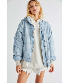 Quilted Dolman Jacket Wavy Waters - clearpathherbicide