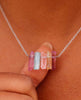 Rainbow Crystal Necklace Silver - clearpathherbicide