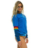 Rainbow Stitch Classic Sweatshirt Cobalt - clearpathherbicide