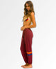 Rainbow Stitch Sweatpants Plum Women - clearpathherbicide