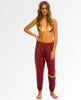 Rainbow Stitch Sweatpants Plum Women - clearpathherbicide