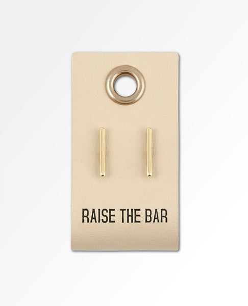 Raise The Bar Stud Earrings - miamidrugpossession