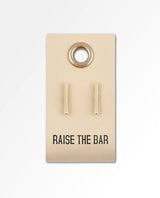 Raise The Bar Stud Earrings - miamidrugpossession