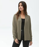 Ramona Tahoe Jersey Cardigan Olive - miamidrugpossession