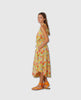 Ramona Tropical Bahama Print Midi Dress - miamidrugpossession