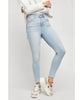 Raw Edge High Rise Skinny Havanna Blue - miamidrugpossession