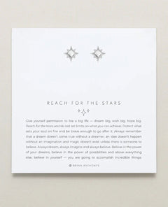 Reach For The Stars Earrings Silver - clearpathherbicide