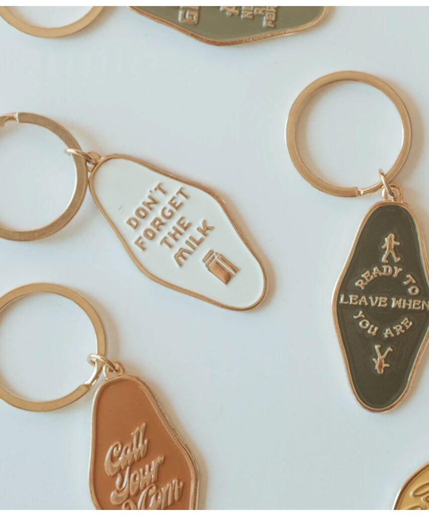 Ready To Leave When You Are Keychain - miamidrugpossession