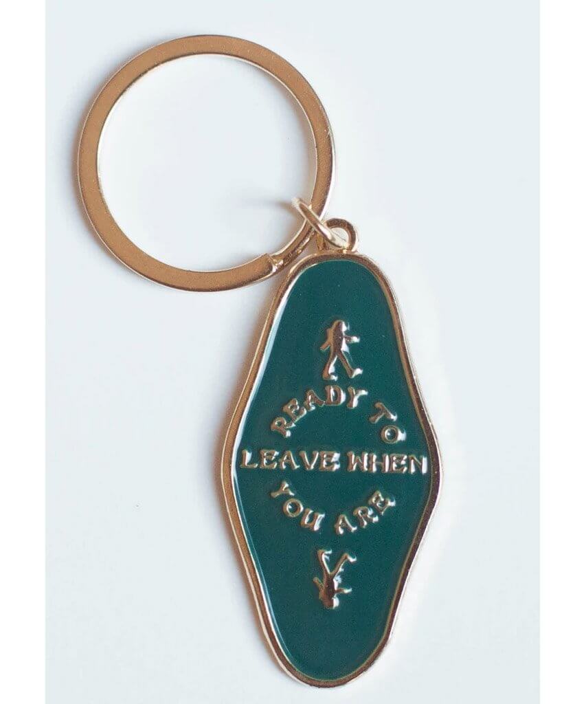 Ready To Leave When You Are Keychain - clearpathherbicide