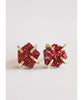 Red Druzy Prong Earrings - clearpathherbicide