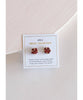 Red Druzy Prong Earrings - clearpathherbicide