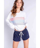 Red White Blue Long Sleeve Stripe Top - clearpathherbicide