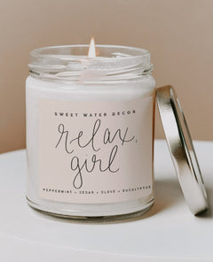 Relax, Girl Soy Candle - miamidrugpossession