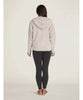 Relaxed Zip Up Hoodie Stone - miamidrugpossession