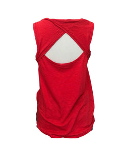 Renee Supima Cotton Slub Tank Geranium - miamidrugpossession